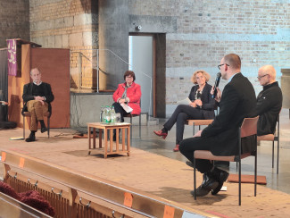 von links nach rechts: Thomas Schmelter, Dr. Sigrid Mahsberg, Stephanie Böhm, Lucas Wehner, Dr. Peter Schwittek