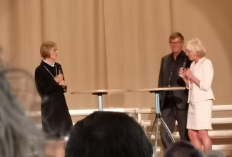 v.l.n.r. Gisela Bornowski,Reiner Knieling, Isabel Hartmann