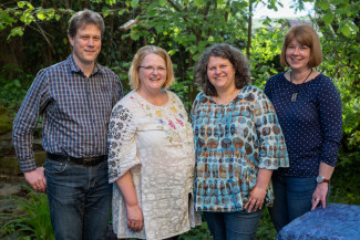 V.l.n.r.: Daniel Fenske, Kirsten Müller-Oldenburg, Astrid Männer, Sabine Fenske