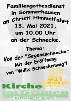 Himmelfahrtsgottesdienst Sommerhausen