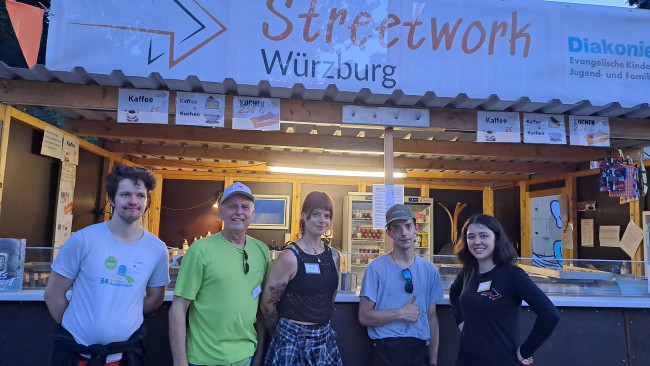Das Team der letzten Schicht am Samstag